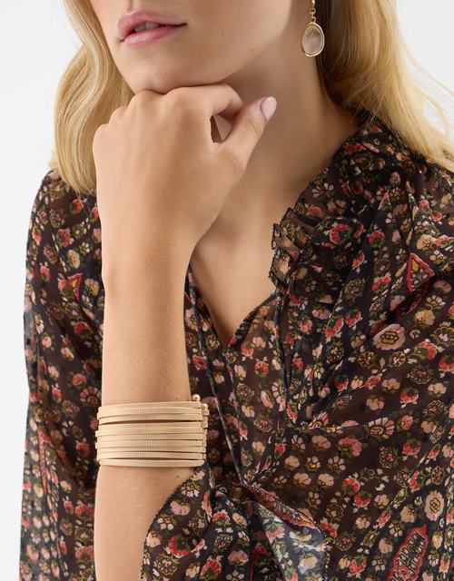 Multi Bangle Cuff Bracelet