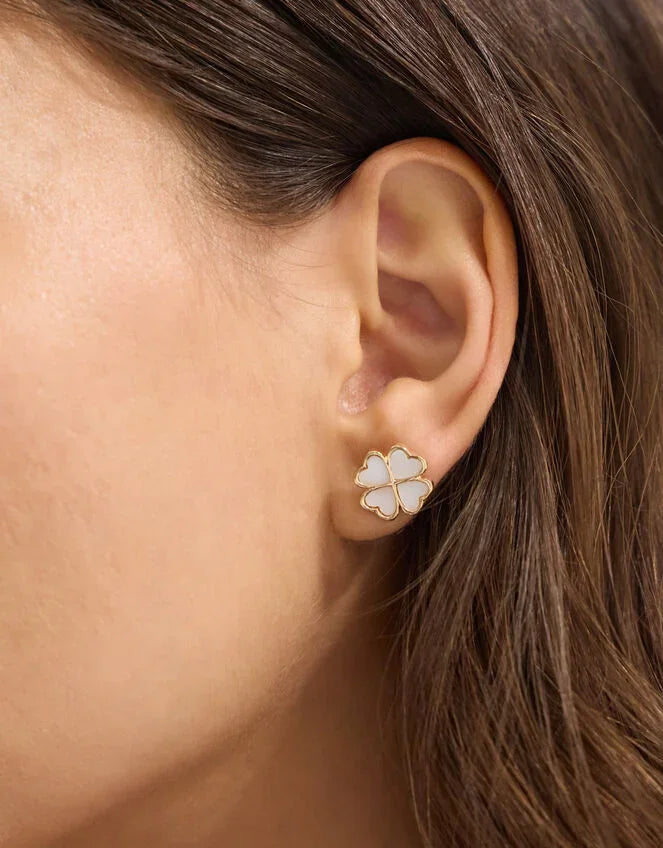 Lucky Clover Stud Earrings