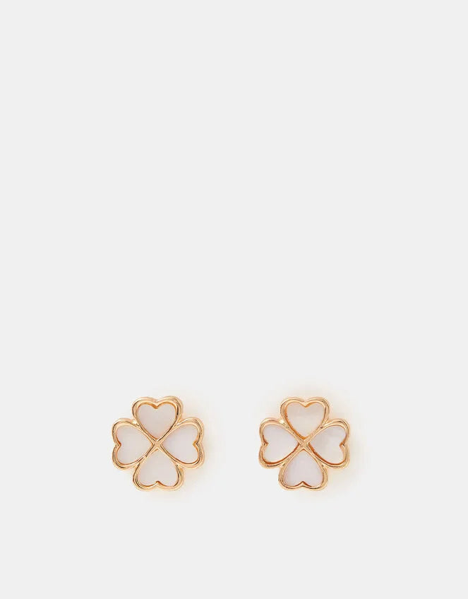 Lucky Clover Stud Earrings