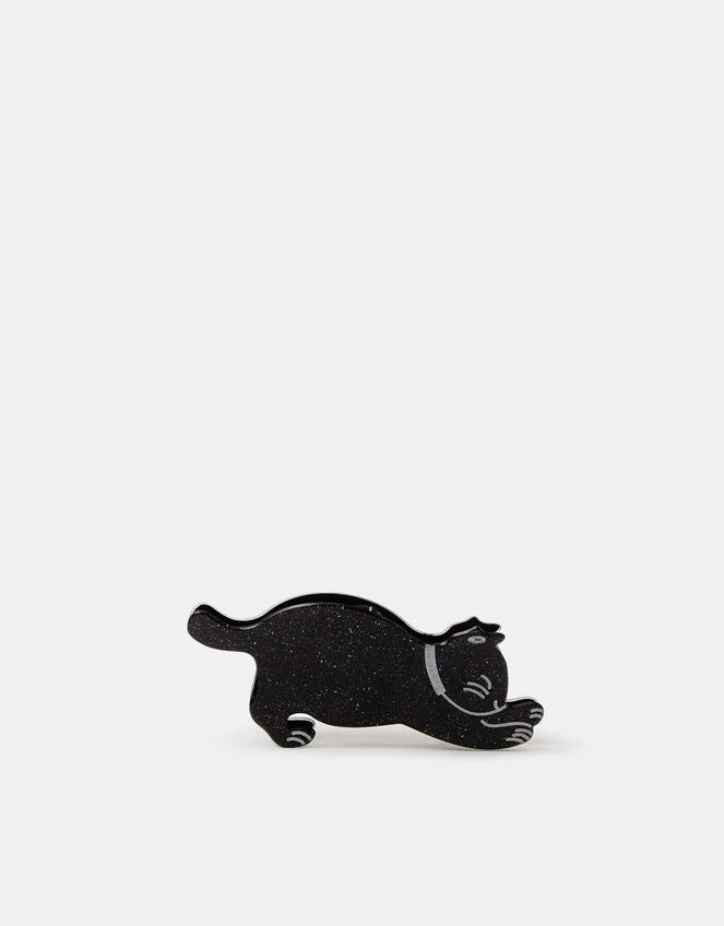 Black Cat Claw Clip