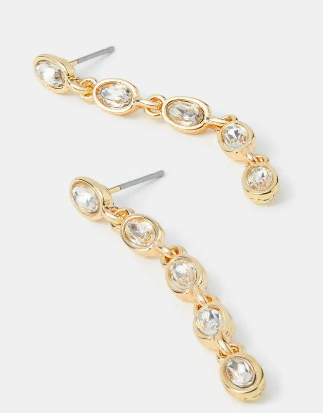 ORGANIC DIA DROP EARRINGS