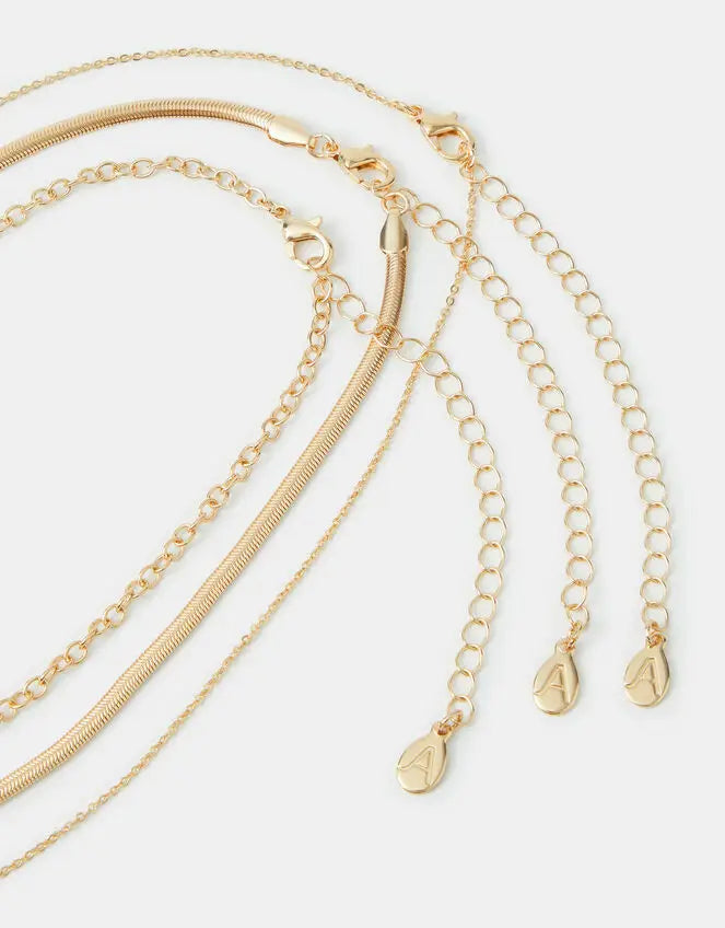 MPK MOP HEART LAYERED NECLACE