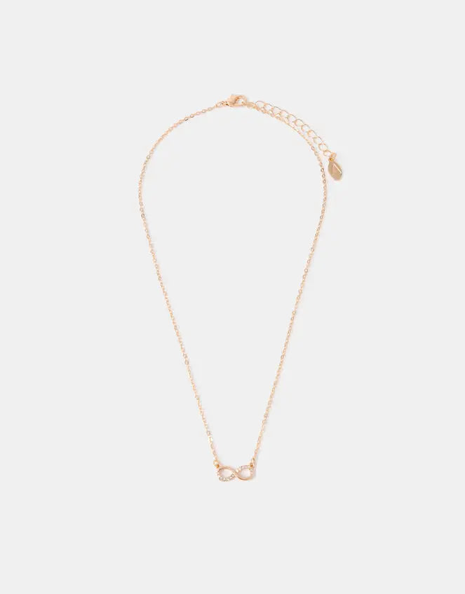 DIA INFINITY NECKLACE