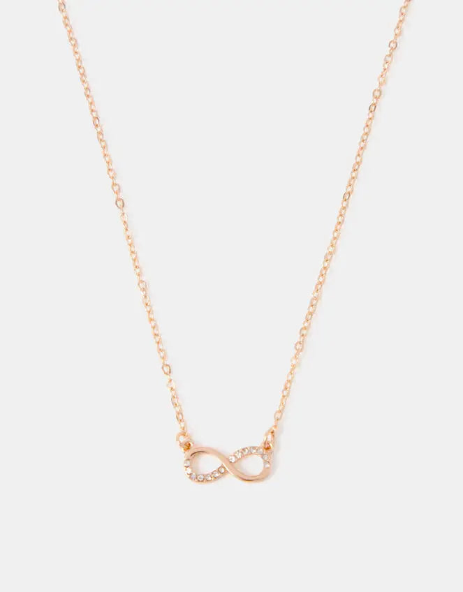 DIA INFINITY NECKLACE