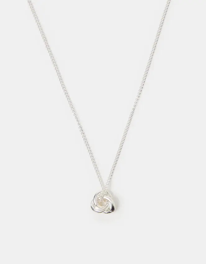 KNOT NECKLACE - SILVER