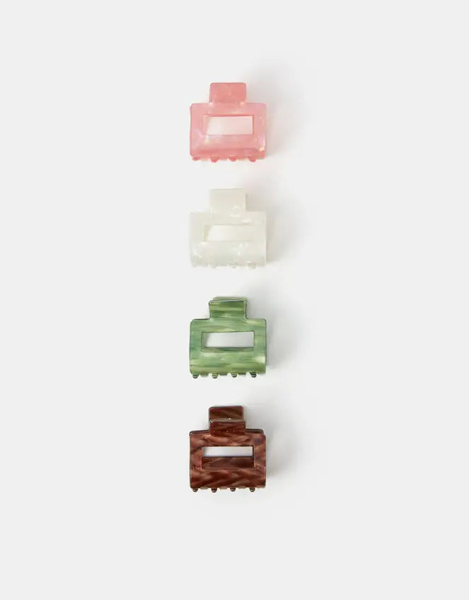 4 X ANCIENT SQUARE CLAW CLIPS