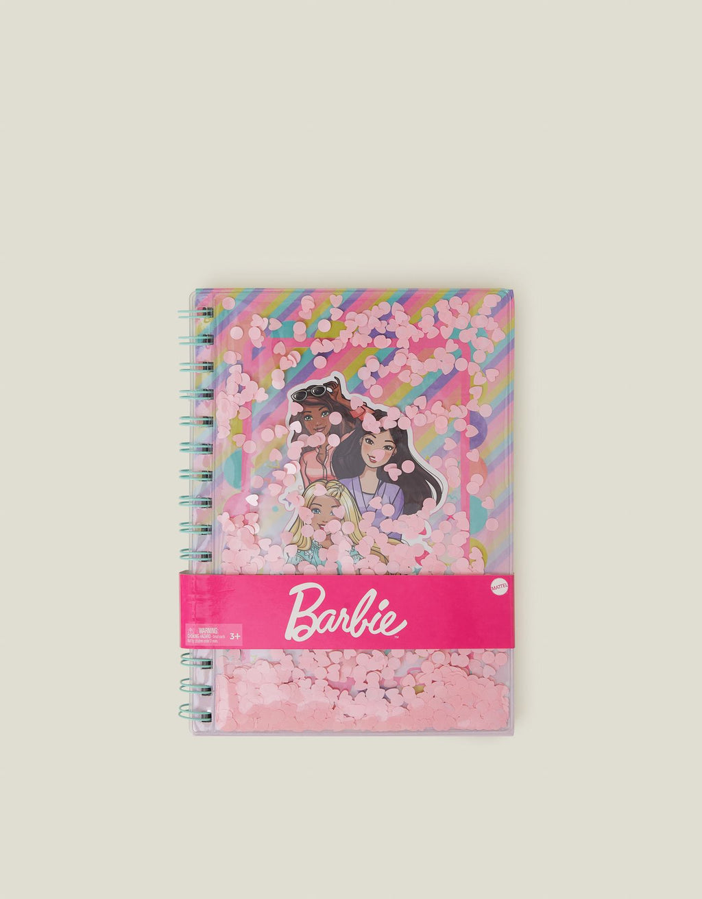 Girls Barbie™ Confetti Cover Notebook