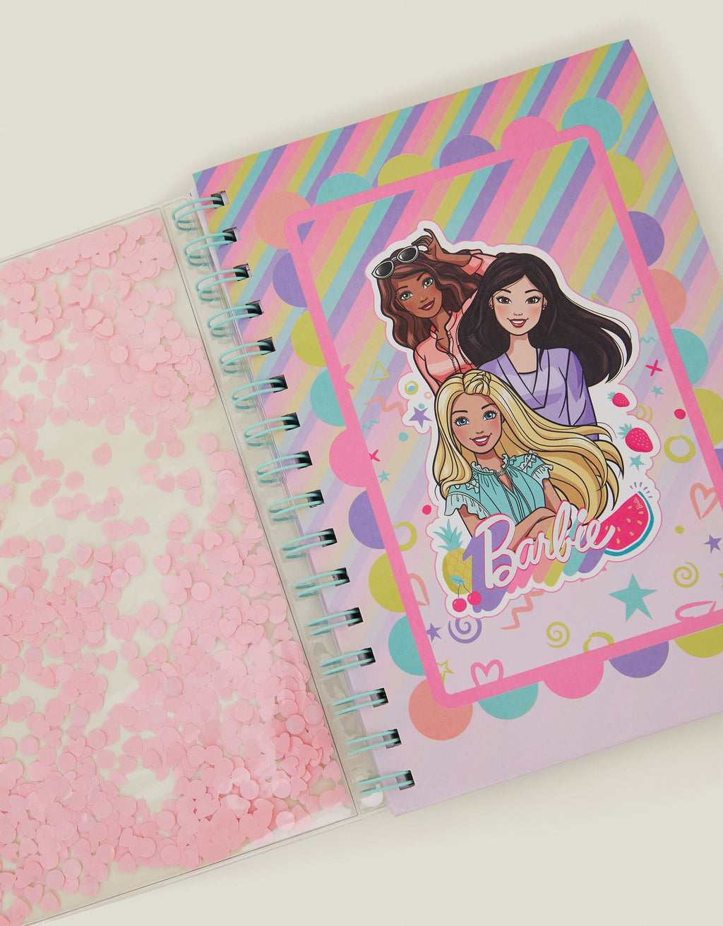 Girls Barbie™ Confetti Cover Notebook