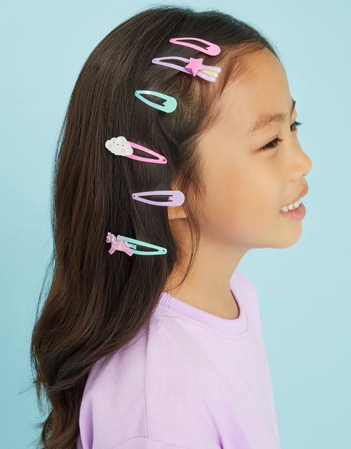 6-Pack Girls Unicorn Hair Clips