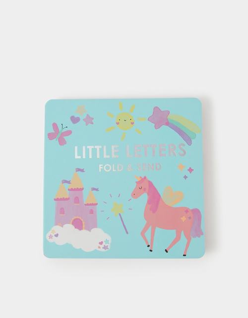 Girls Unicorn Little Letters Stationery Book