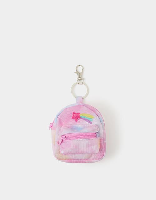 Girls Rainbow Mini Backpack Stationery Set