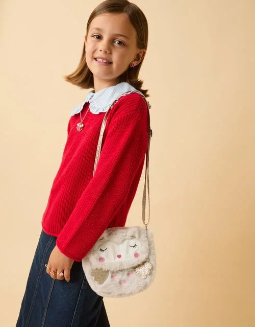 Girls Owl Crossbody Bag