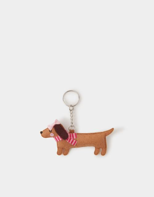 Girls Sausage Dog Bag Charm