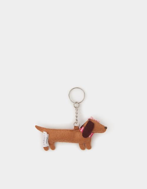 Girls Sausage Dog Bag Charm