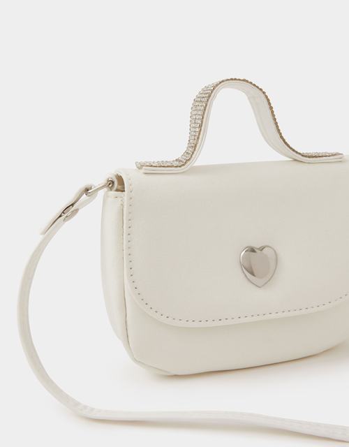 Girls Glitter Handle Crossbody Bag