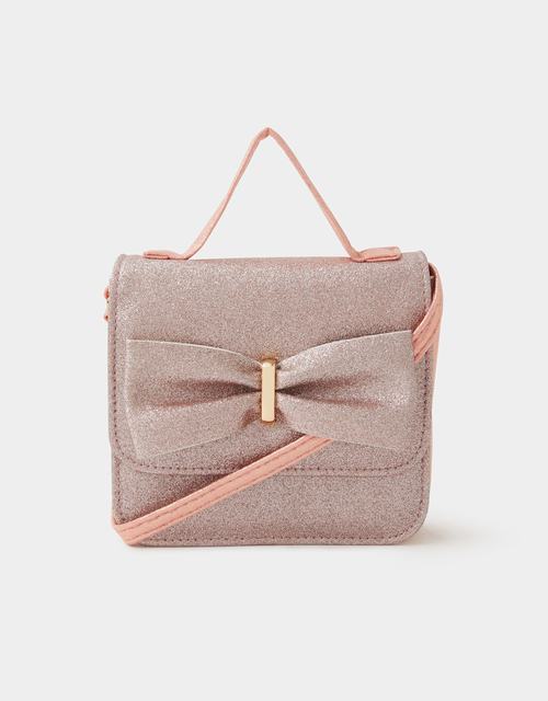Bow Glitter Crossbody Bag