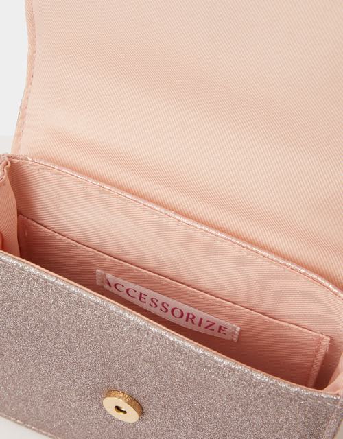 Bow Glitter Crossbody Bag