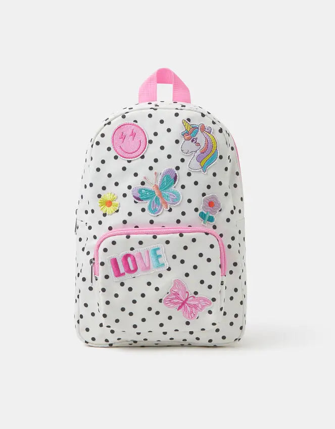 SPOTTY BADGE BACK PACK
