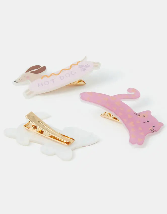 PET SHOP RESIN CLIPS 3PK