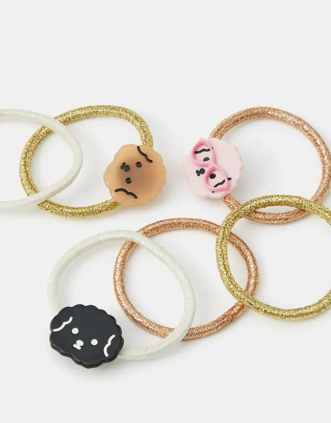 PUPPY LUREX PONY SET 6 PK