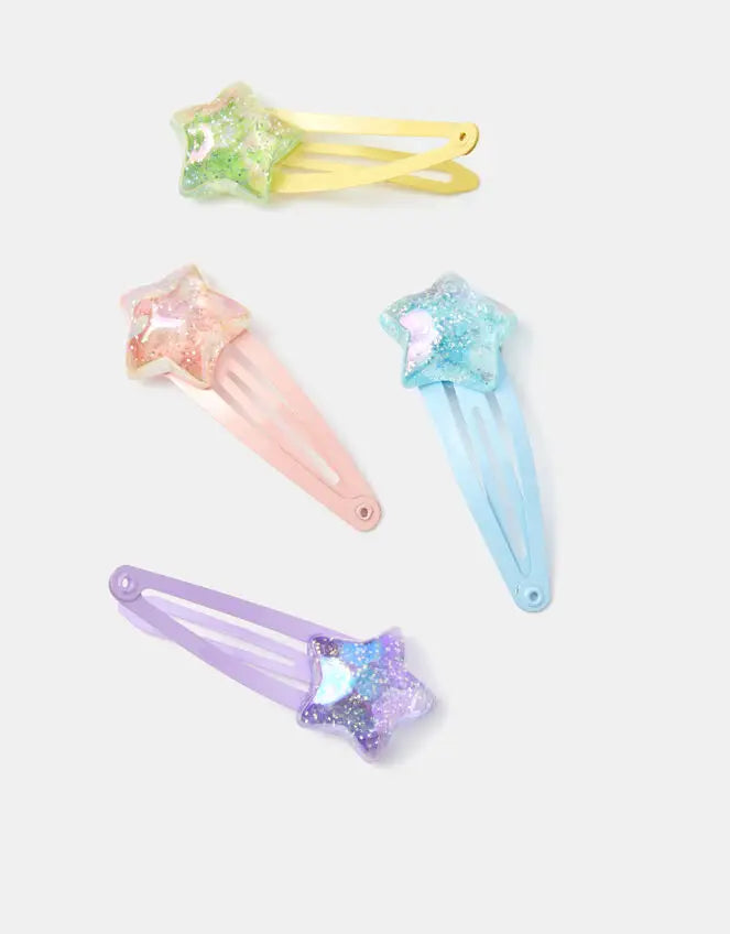 RESIN STAR CLIC CLACS 4PK