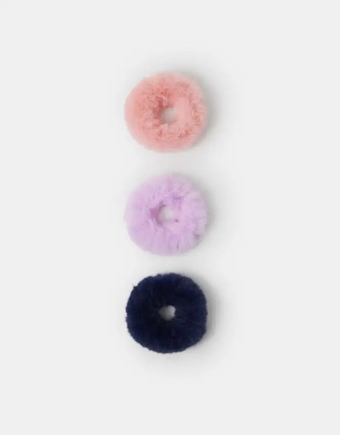 FLUFFY SCRUNCHIE 3PK