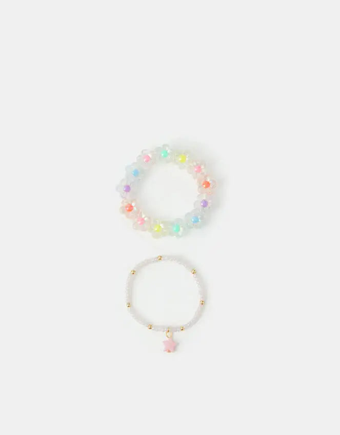 FLOWER/STAR 2PK BRACELETS