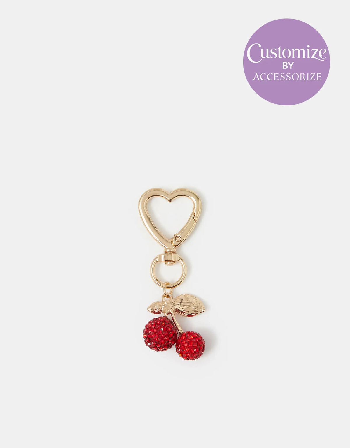 DIAMANTE CHERRY CHARM