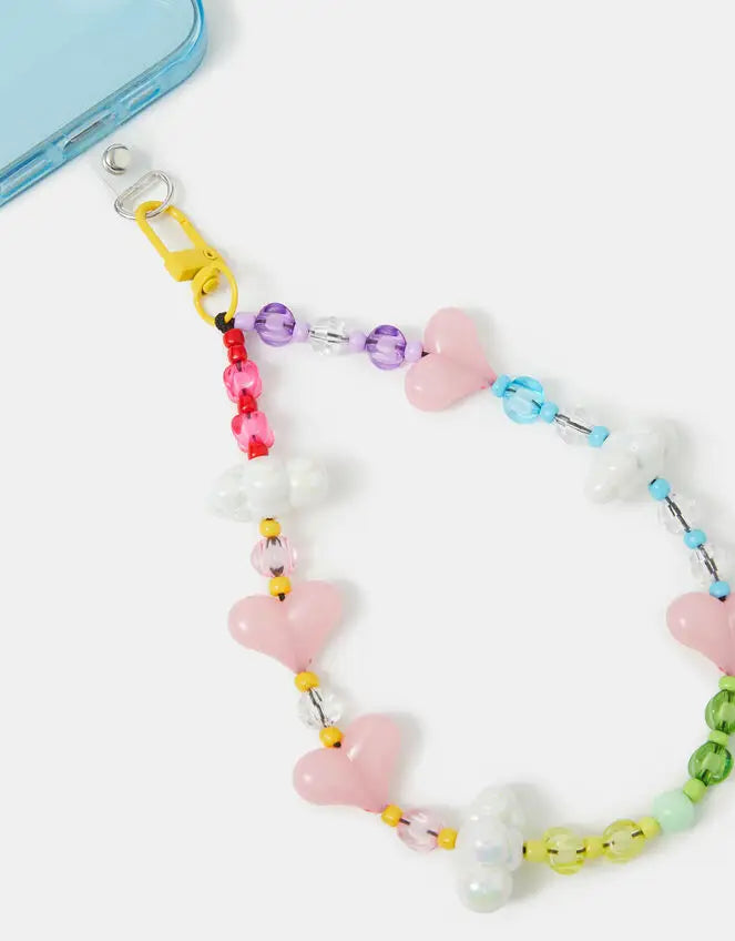 HEARTS PHONE STRAP