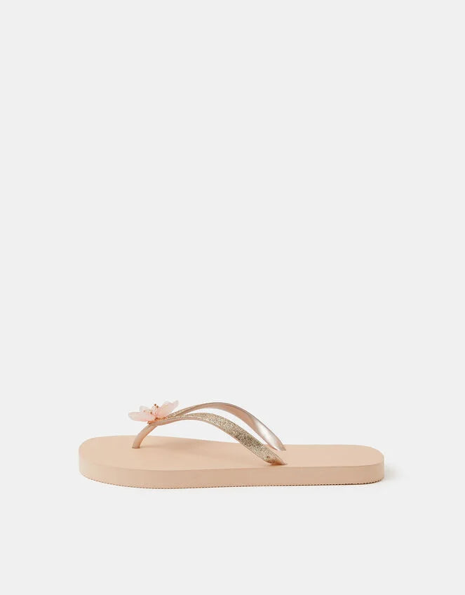 Lotus Flower Flip Flops Pink
