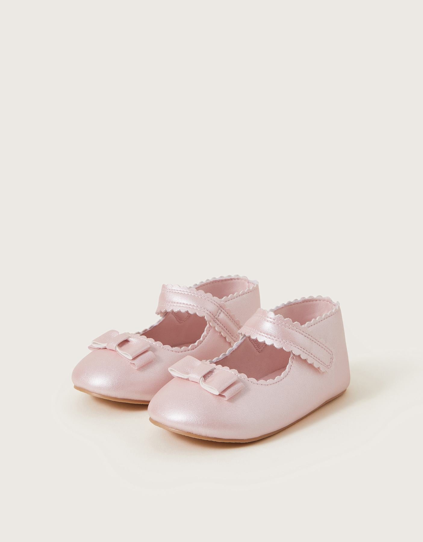 BABY PINK SHIMMER BOW WAL