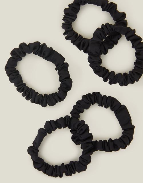 Skinny Satin Scrunchies 5 Pack