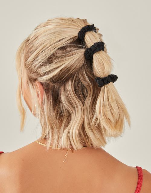Skinny Satin Scrunchies 5 Pack